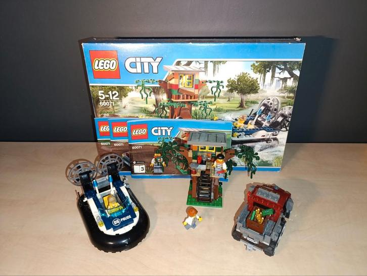 Lego City Hovercraft Arrestatie, 60071, Kinderen en Baby's, Speelgoed | Duplo en Lego, Zo goed als nieuw, Lego, Complete set, Ophalen of Verzenden
