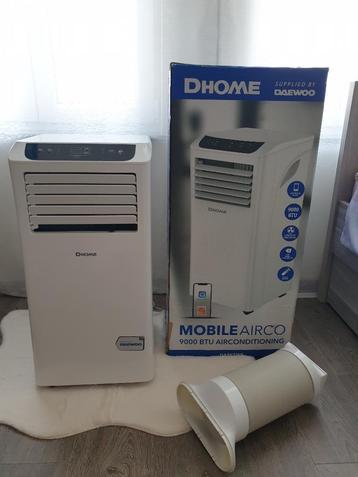 3-in-1 mobiele airco 9000 BTU van het merk DHome by Daewoo 