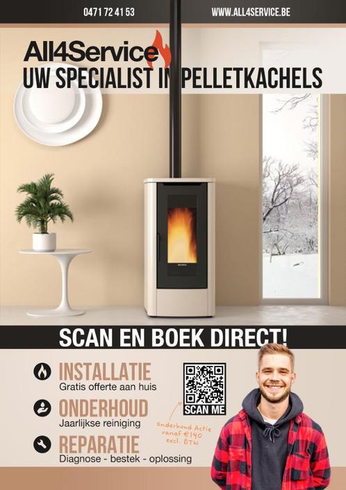 Onderhoud Pelletkachel, Huis en Inrichting, Kachels, Nieuw, Vrijstaand, Pelletkachel, Overige brandstoffen, Ophalen