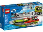 Lego 60254 City raceboottransport race boat NIEUW, Ensemble complet, Lego, Enlèvement ou Envoi, Neuf