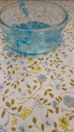 glazen kaarsen potje, Nieuw, Minder dan 25 cm, Overige materialen, Blauw