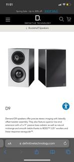 Definitive Technology D9 - speakers, Audio, Tv en Foto, Luidsprekerboxen, Ophalen of Verzenden, Zo goed als nieuw, 60 tot 120 watt