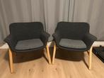 2x Vedbo fauteuil Ikea in grijs/donkergrijs, Zo goed als nieuw, Ophalen