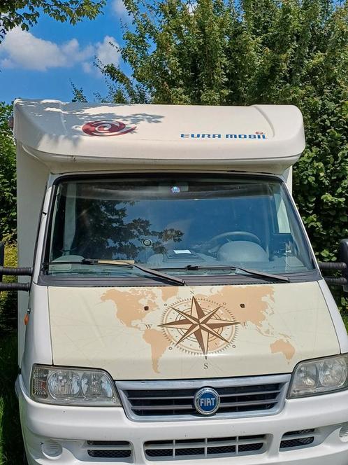 Euramobil 7m, Caravans en Kamperen, Mobilhomes, Particulier, Fiat, Ophalen