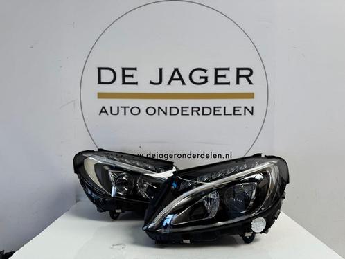 MB C KLASSE W205 HIGH PERFORMANCE LED KOPLAMPEN SET, Auto-onderdelen, Verlichting, Mercedes-Benz, Gebruikt