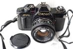 Canon AV 1 BLACK + Canon FD 50 mm 1.8, Enlèvement ou Envoi, Canon