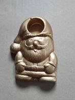 kerstman in goud om op tafel te zetten voor een kaars nieuw, Ophalen of Verzenden