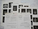 AB-BL SET van 3 baretbadgeborden, Ophalen of Verzenden, Landmacht, Overige typen