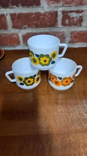 Vintage arcopal lotus kopjes., Enlèvement ou Envoi, Neuf