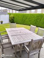 Tuinset Teak, Ophalen, Gebruikt, 6 zitplaatsen, Teakhout