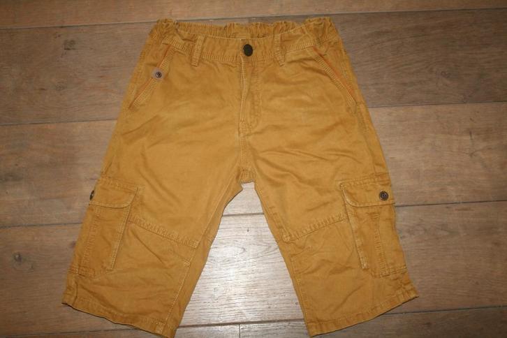 Maat 152 - JBC - okergele bermuda short, Kinderen en Baby's, Kinderkleding | Maat 152, Zo goed als nieuw, Jongen, Broek, Ophalen of Verzenden