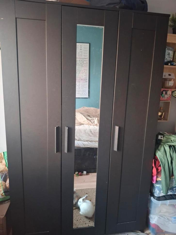 Kleerkast zwart ikea, Huis en Inrichting, Kasten | Kleerkasten, Ophalen