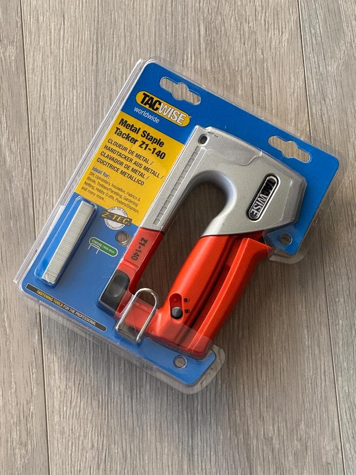 Tacwise Staple Tacker / Nietpistool Z1-14, Bricolage & Construction, Outillage | Outillage à main, Comme neuf, Enlèvement