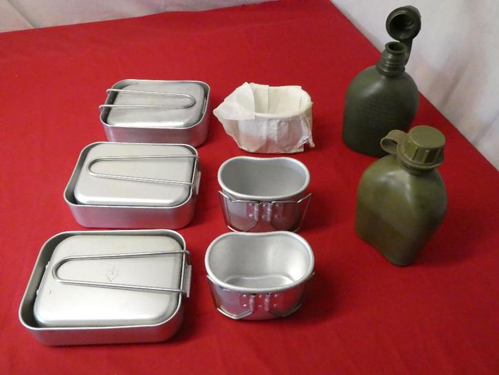 ABL Gamelles + quart + gourde - armée belge, Verzamelen, Militaria | Algemeen, Landmacht, Overige typen, Ophalen of Verzenden