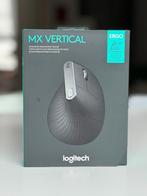 Logitech MX Vertical Advanced Ergonomic Mouse, Computers en Software, Muizen, Rechtshandig, Ergonomisch, Zo goed als nieuw, Draadloos