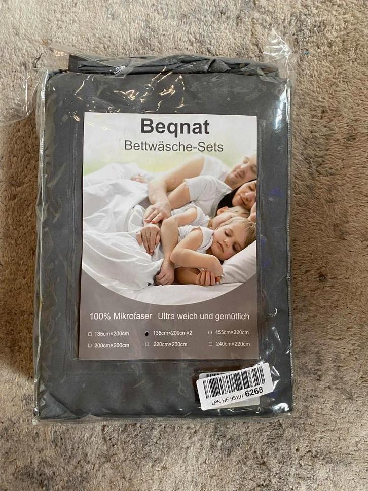 Parure de lit 4 pièces 135 x 200 cm, Maison & Meubles, Chambre à coucher | Linge de lit, Neuf, Housse de couette, Enlèvement ou Envoi