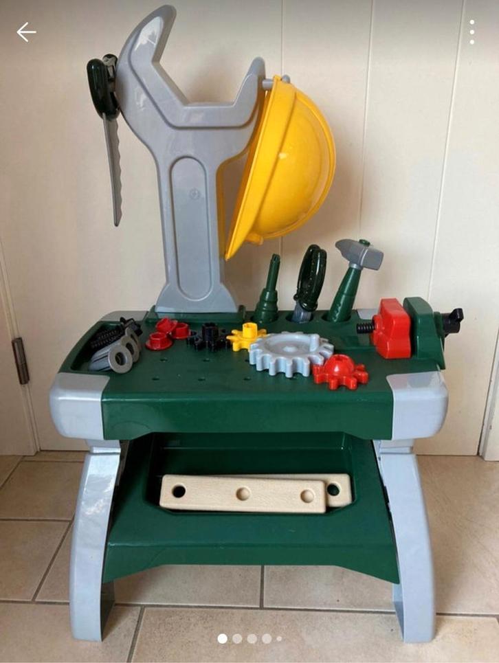 Établi Bosch Junior 2+, Enfants & Bébés, Jouets | Tables de jeux, Comme neuf, Enlèvement ou Envoi
