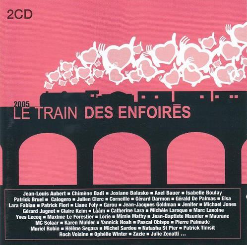 Les Enfoirés  - Le Train Des Enfoirés (2CD), Cd's en Dvd's, Cd's | Franstalig, Zo goed als nieuw, Ophalen of Verzenden