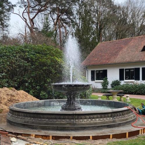 Waterpartij fontein met diepe rand, Tuin en Terras, Waterpartijen en Fonteinen, Nieuw, Fontein, Beton, Ophalen of Verzenden