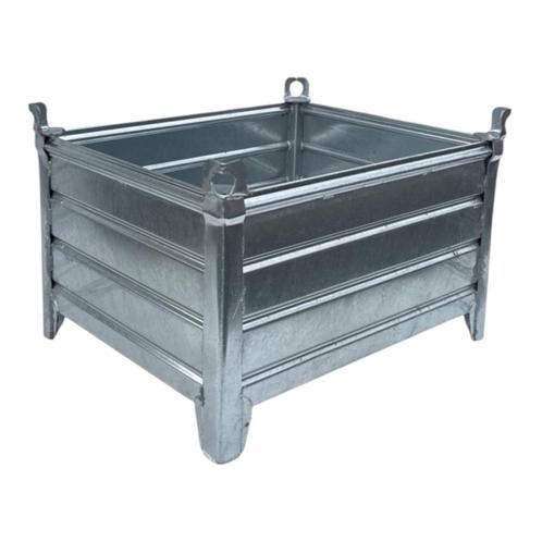 Stapelbakken staal, opslagbak, voorraadbak stapelbak, Doe-het-zelf en Bouw, Kratten en Dozen, Nieuw, Bak of Kist, 100 cm of meer