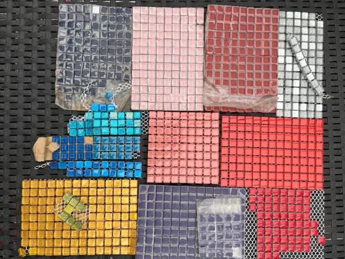 Mosaïques pâte de verre mini 9x9mm + formes diff. 1,5kg, Hobby en Vrije tijd, Knutselen, Nieuw, Knutselwerk, Ophalen of Verzenden