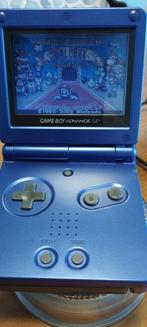 kobaltblauwe nintendo advance sp in mooie staat, Games en Spelcomputers, Spelcomputers | Nintendo Game Boy, Ophalen of Verzenden