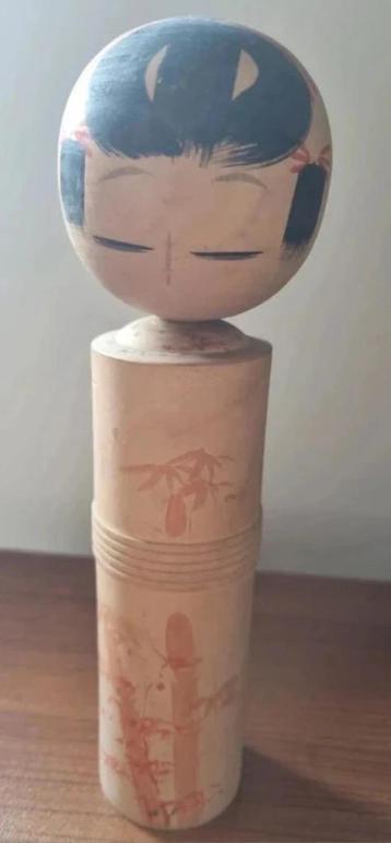 Bijzondere Bamboo Kokeshi in de stijl van Yajima Suihou