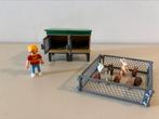 Playmobil clapier à lapin 6140, Ophalen of Verzenden, Zo goed als nieuw, Complete set