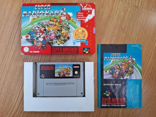 Super Mario Kart complet en boîte (CIB) pour la SNES, Consoles de jeu & Jeux vidéo, Jeux | Nintendo Super NES, Comme neuf, Course et Pilotage