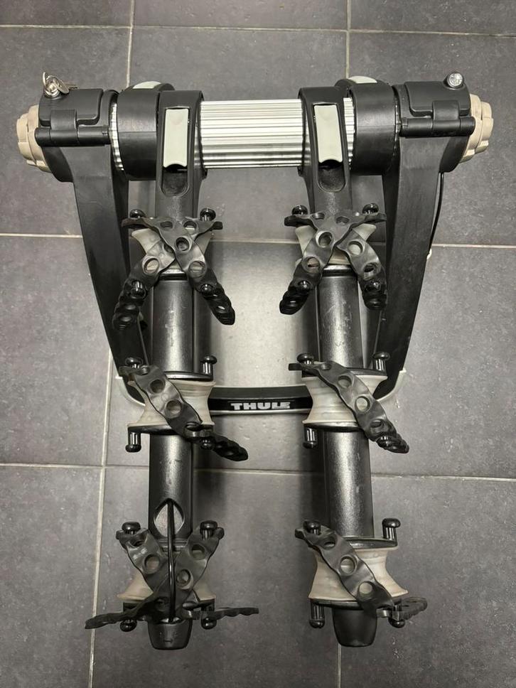 Thule fietsdrager 3 fietsen /bevestiging koffer, Auto diversen, Fietsendragers, Gebruikt, Achterklepdrager, 3 fietsen of meer