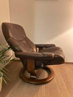 Design Fauteuil van Stressless, Ophalen, Gebruikt, Leer, Stressless
