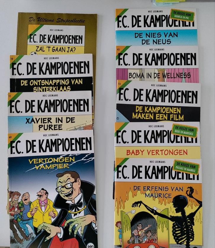FC DE KAMPIOENEN: 9 strips, Boeken, Stripverhalen, Zo goed als nieuw, Meerdere stripboeken, Ophalen