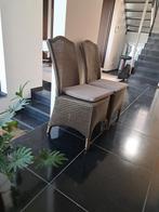 Lloyd loom stoelen 6 stuks met zitkussentjes, goede staat, Huis en Inrichting, Stoelen, Ophalen, Zo goed als nieuw