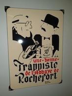 Rochefort bier trappist emaille bord, Verzamelen, Ophalen of Verzenden, Zo goed als nieuw