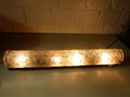 vintage xl wandlamp Mid-Century Hillebrand 60er design, Huis en Inrichting, Lampen | Wandlampen, Ophalen, Zo goed als nieuw, Glas