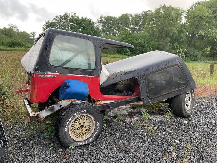 Jeep wrangler onderdelen  chassis. Hardtop body motor deuren, Auto-onderdelen, Carrosserie, Ophalen