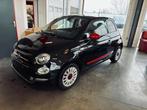 Fiat 500 1.2i Rosso Amore (bj 2017), Auto's, Fiat, 4 zetels, Gebruikt, Zwart, Bedrijf