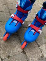 Leuke blauw rode inline skates maat 28-30, Enlèvement ou Envoi, Utilisé