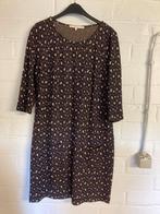 Paars, zwart, beige winterkleed, 3/4 mouwen, Comme ça, 40, Kleding | Dames, Jurken, Maat 38/40 (M), Paars, Zo goed als nieuw, Comme ça