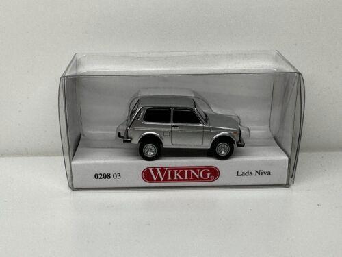 Ancien 4x4 LADA Niva Gris Argent 1/87 HO WIKING Neuf + Boite, Hobby en Vrije tijd, Modelauto's | 1:87, Nieuw, Auto, Wiking, Ophalen of Verzenden