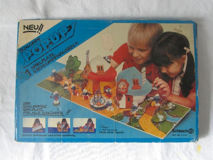 Schtroumpf : beau Pop-up, Collections, Schtroumpfs, Utilisé, Maison ou Attribut, Enlèvement ou Envoi