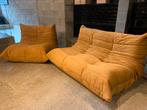 Togo Ligne Roset bank gerenoveerd vintage design, Huis en Inrichting, Ophalen of Verzenden, Stof