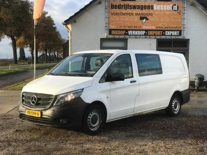 Mercedes-Benz Vito 114 CDI Euro 5 AC Dubbel Cabine 5 pers. X, Auto's, Bestelwagens en Lichte vracht, Bedrijf, Te koop, ABS, Achteruitrijcamera