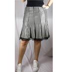 Zwart-witte rok van moggy's - Maat 40-42, Kleding | Dames, Ophalen of Verzenden, Maat 38/40 (M), Wit