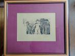 Jean de Sauteval 1899 - 1967  Litho  Aanranding, Verzenden