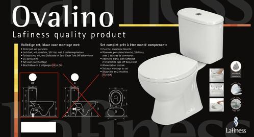 Compleet WC-pakket NIEUW Lafiness Ovalino type CA, Diversen, Overige Diversen, Nieuw, Ophalen