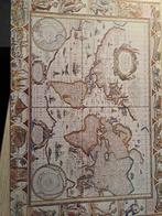 reproductie kleur 1631 Nova Totius Terrarum Orbis Geographic, Antiek en Kunst, Ophalen of Verzenden