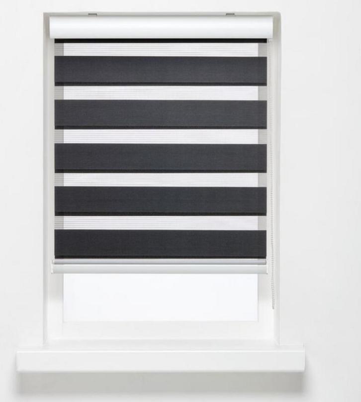 Duo Rolgordijn Nieuw 100 / 180 x 175 OP is OP Nieuw !!!, Maison & Meubles, Ameublement | Rideaux & Stores à lamelles, Neuf, Gris