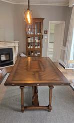 Table en chêne 2m x 1m avec 4 rallonges (2m40 x 1m50), Maison & Meubles, Enlèvement, Utilisé