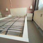 IKEA bed 140*200, Ophalen, Gebruikt, Wit, Tweepersoons